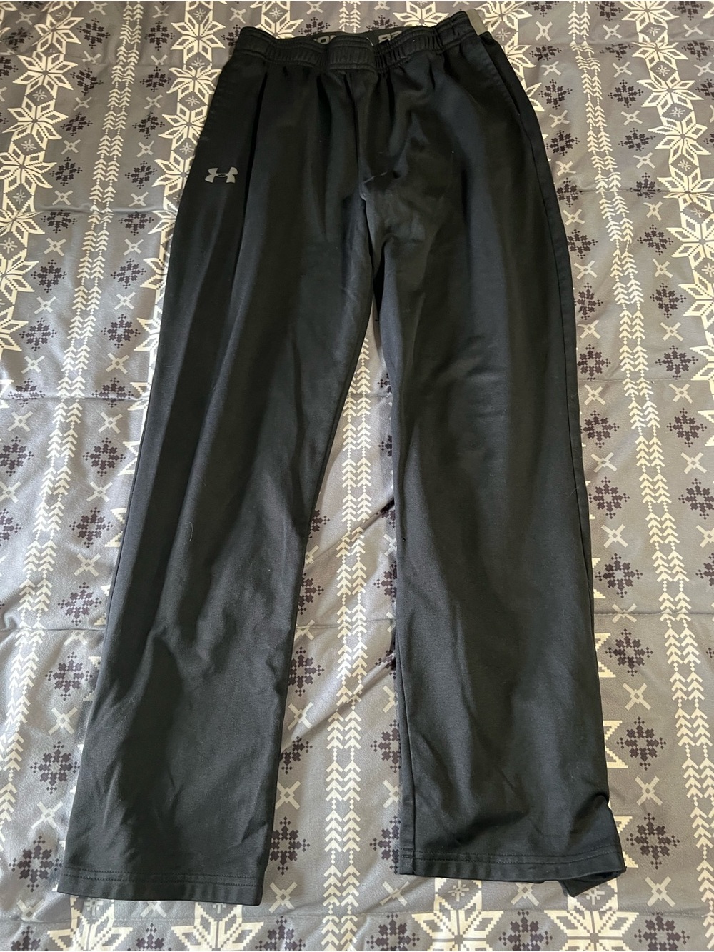Under Armour Black Kids' Athletic Joggers